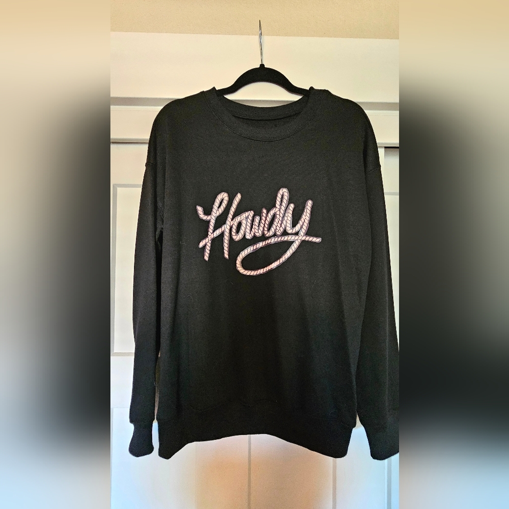 Crew neck Howdy Sweatshirt